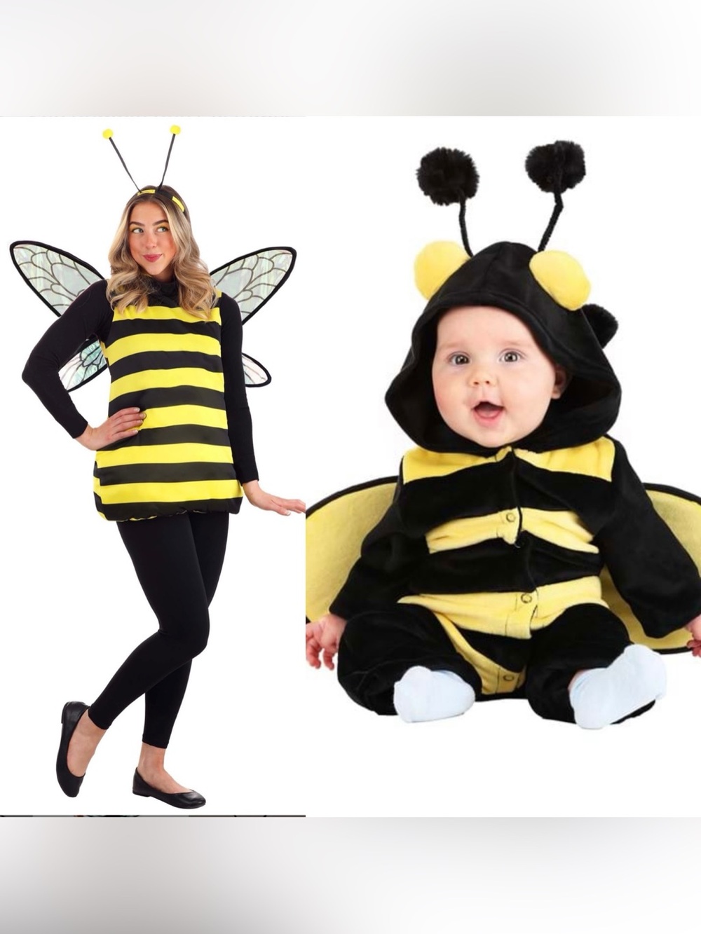 Bumble Bee Costumes — Matching Mom & Baby set